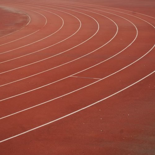 track, field, lanes